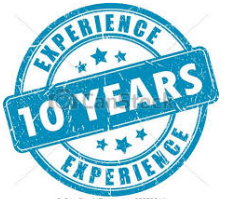 10 YEARS EXSIST & EXPERIENCE