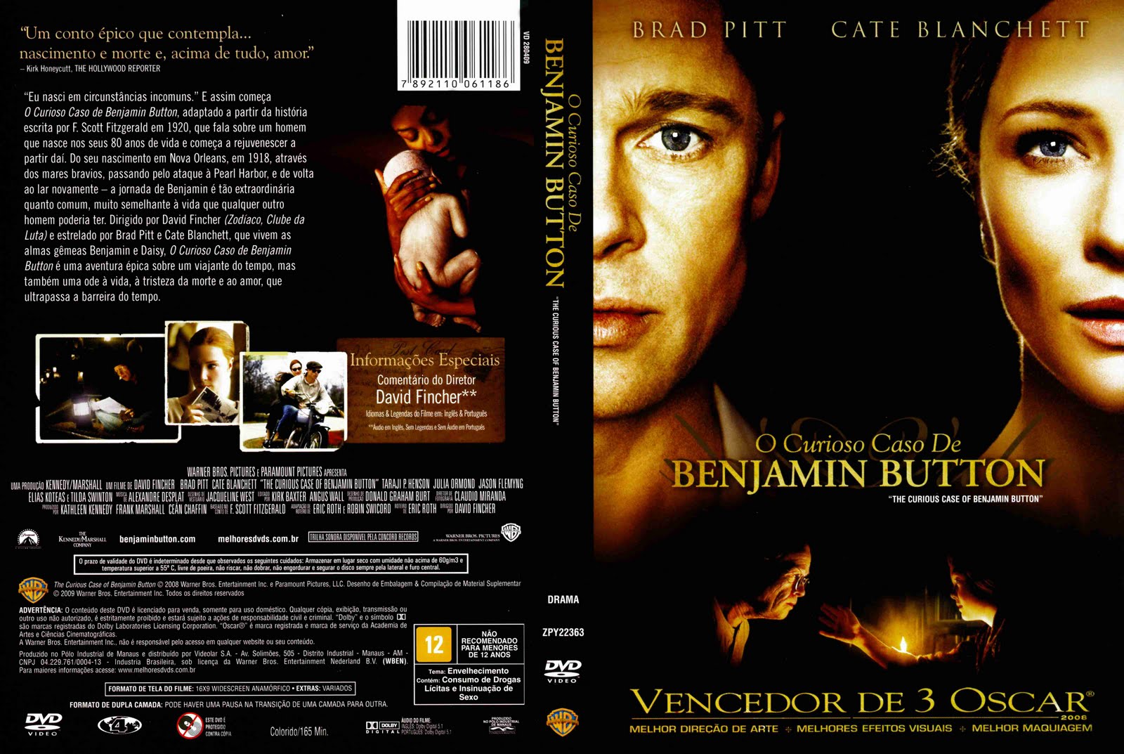 Assistir O Curioso Caso de Benjamin Button