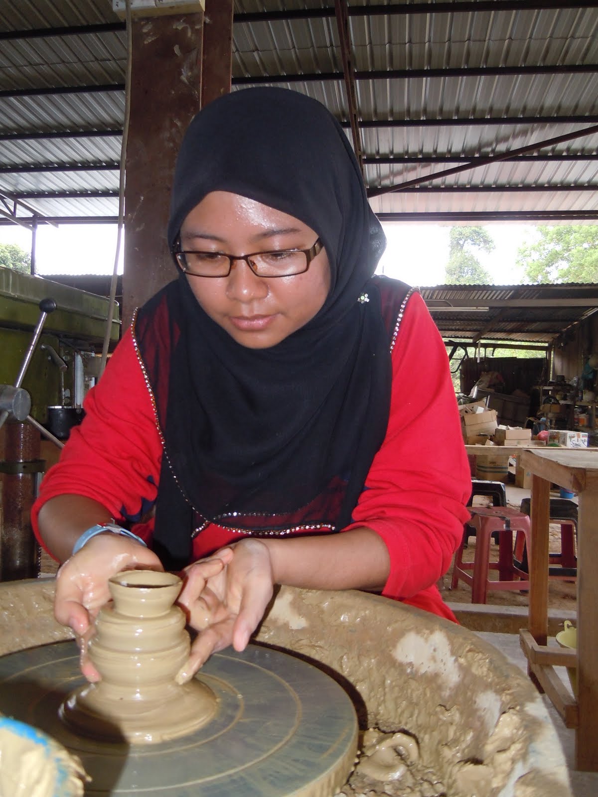 Wawa Magic Pottery making in Temin