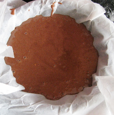 Chocolate cake mix in tin Chocolate cake mix in tin
