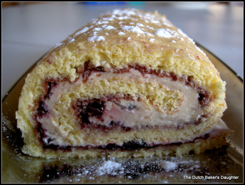 The Dutch Baker's Daughter Peanut Butter Jelly Roll Cake