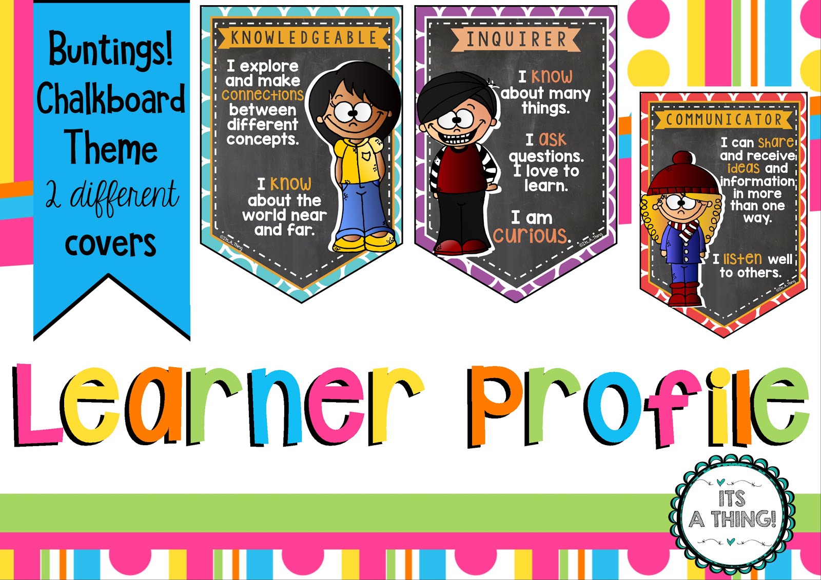PYP Learner Profile Buntings