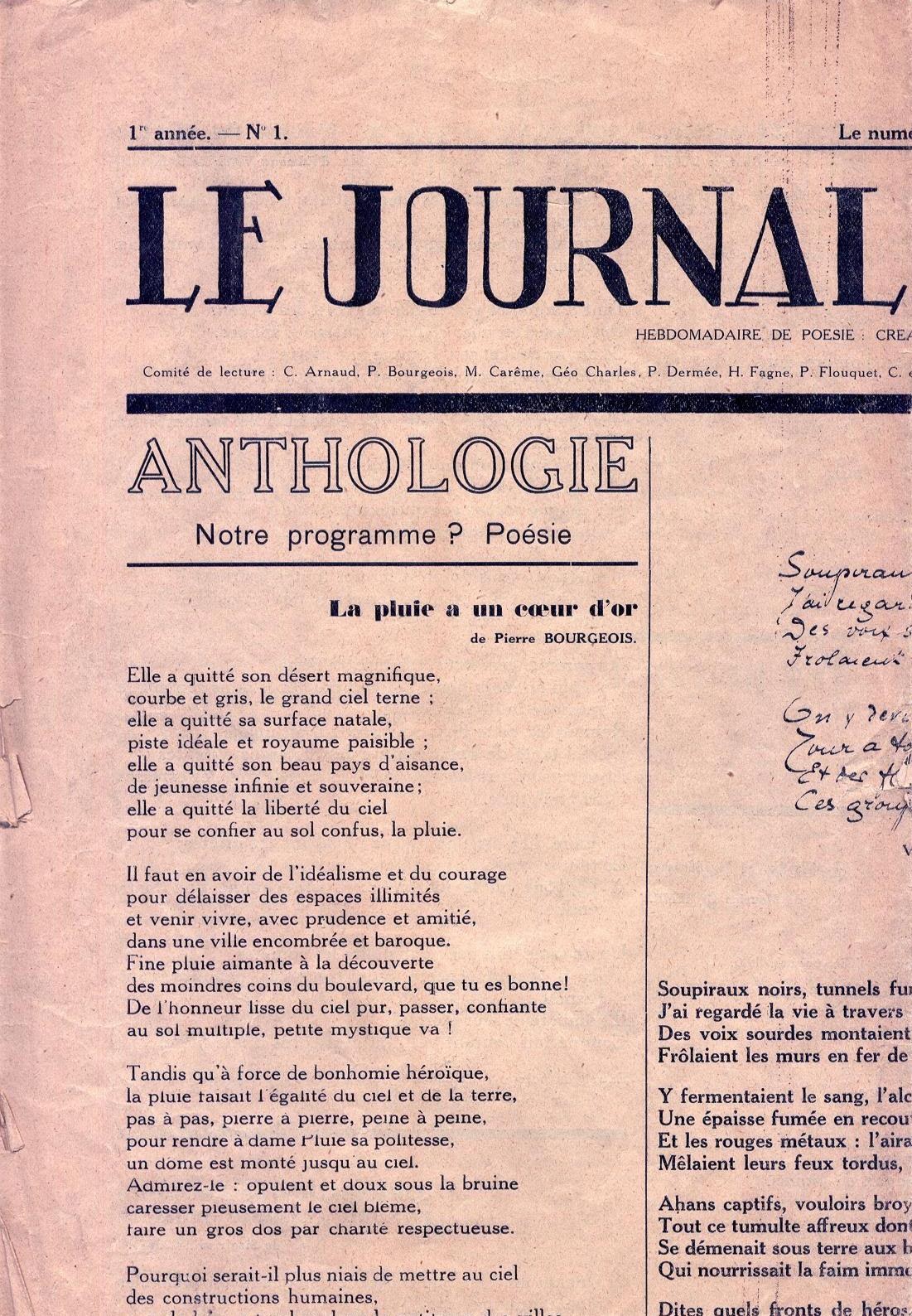 anthologie de la poésie française edition rencontre