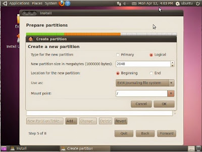 cara instal ubuntu pada laptop/pc 