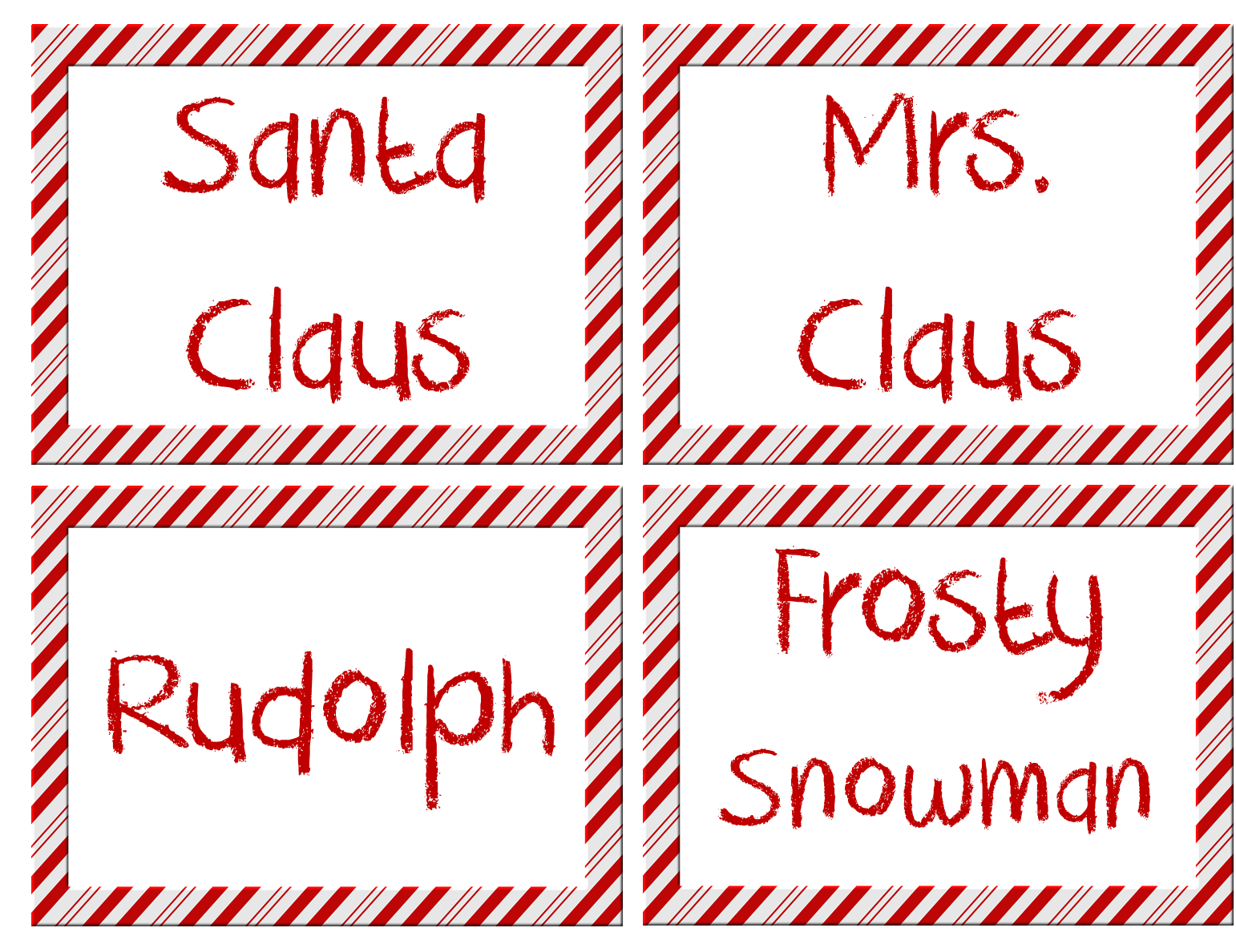 Everyday is a "Hollyday"! Christmas Printables