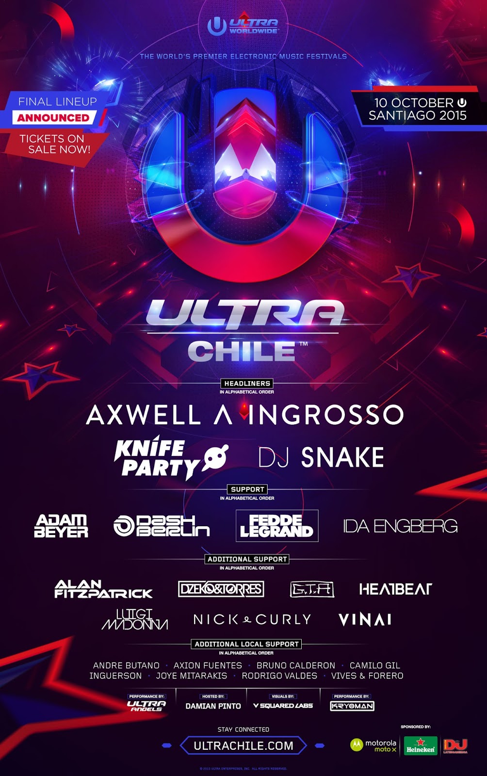 ultra chile 2015 line up oficial y venta de entradas underbeat cl flyer lineup