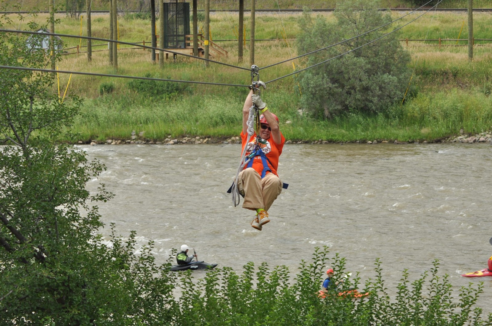 Ziplining Across the USA Saturday July 27 Glenwood Canyon Zipline