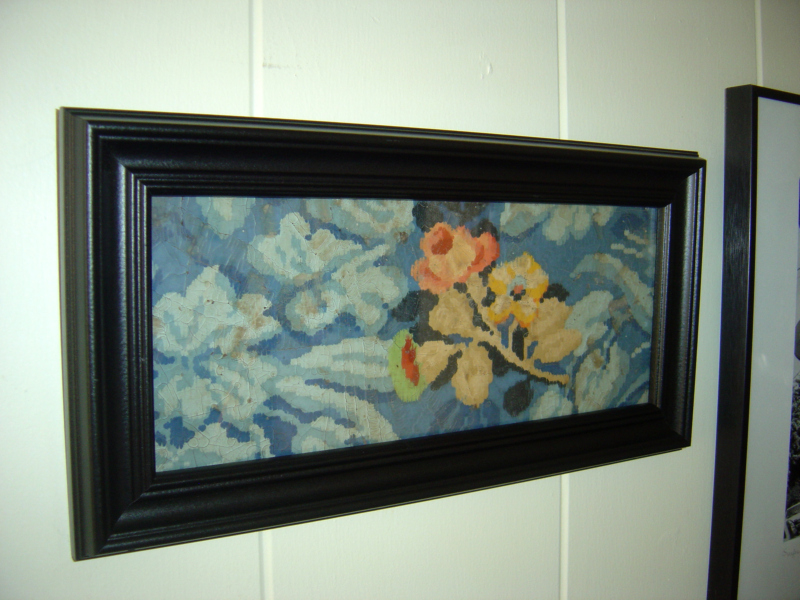 Vintage Linoleum Wall Art Sallygoodin