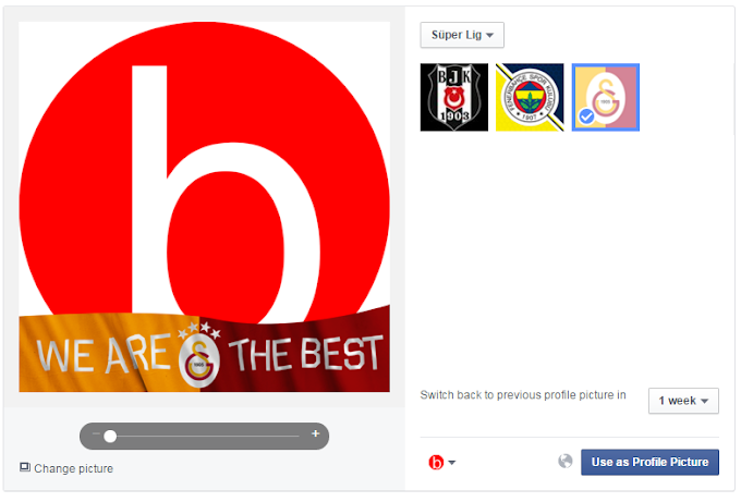 Facebook Profil Resmine Galatasaray Logosu Nasıl Eklenir?