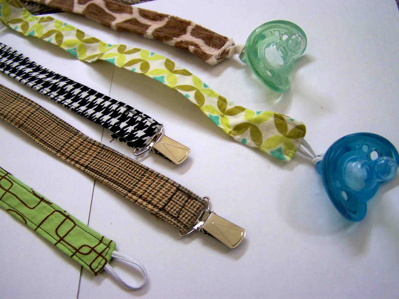 Made by Me. Shared with you. Sewing For Baby Pacifier Leashes