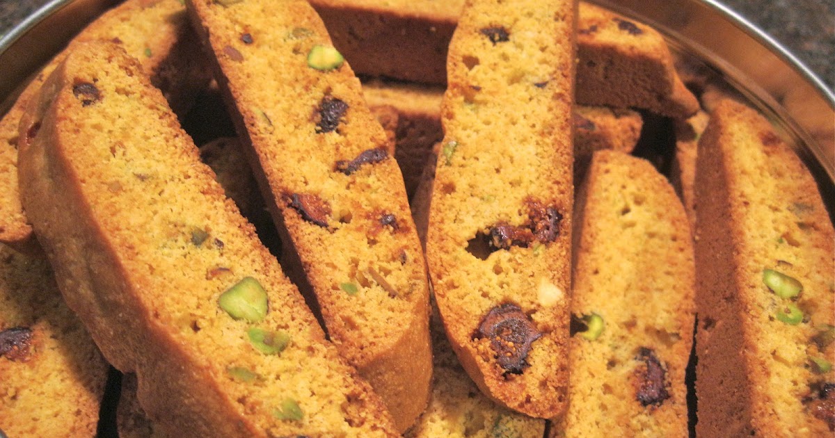 Bakeaway with Me Cornmeal, Pistachio, Fig Biscotti and an Award!