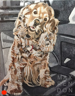 Dog Painting #5 - Thalia