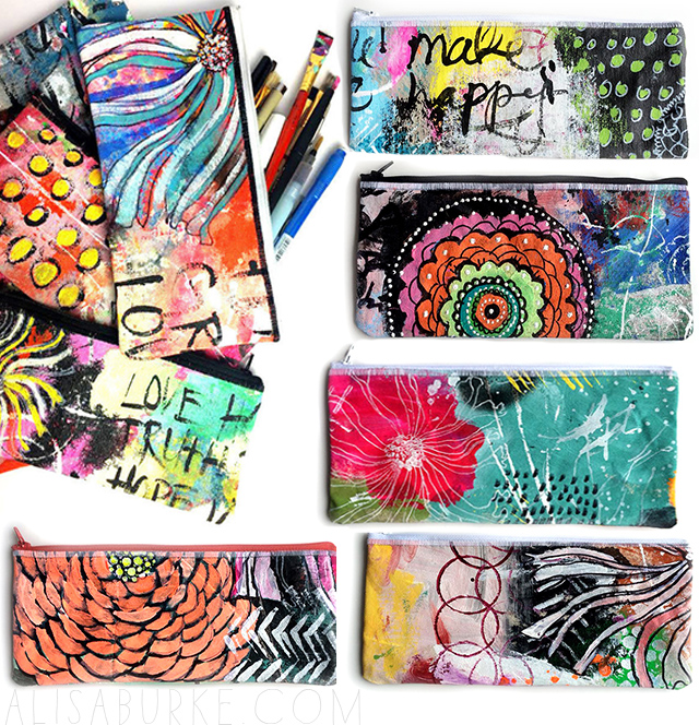 alisaburke canvas pouches in the shop!