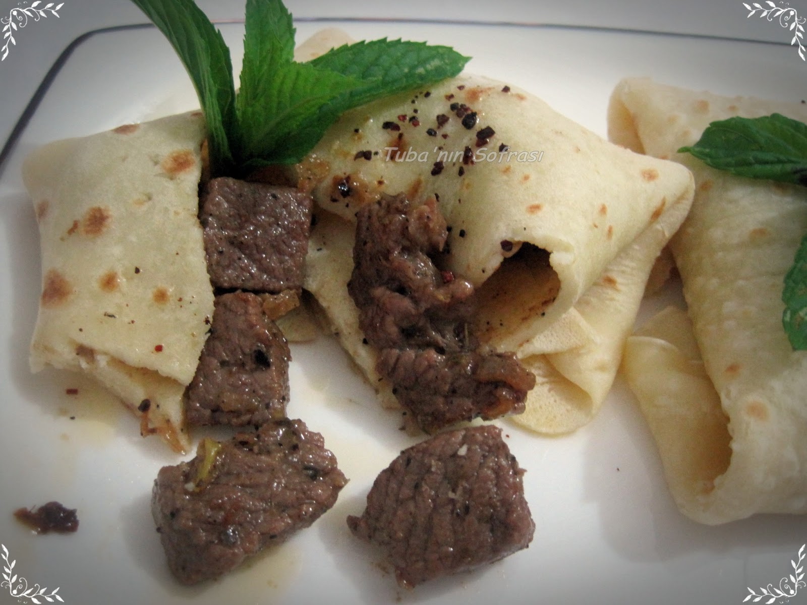 TUBA�NIN SOFRASI ETLİ KREP SARMA