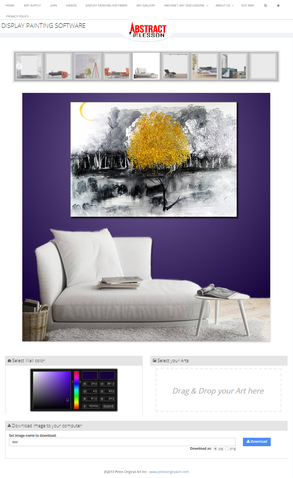 Abstract Paintings by Peter Dranitsin Red Square, Free Abstract Art