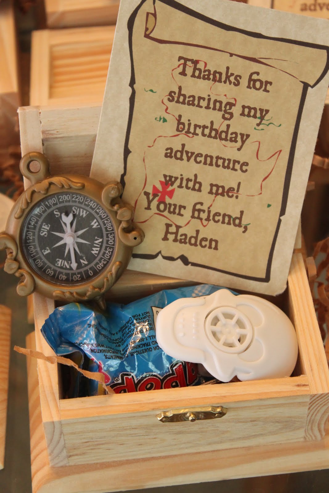 The Blackberry Vine Indiana Jones Party The Treat Boxes