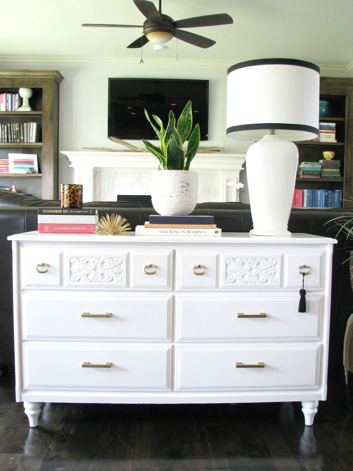 Life Love Larson Painted White Dresser