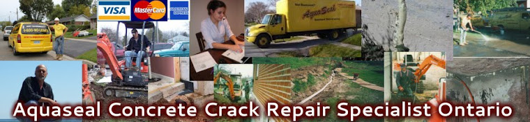 Aquaseal Basement Foundation Concrete Crack Repair Specialist Ontario