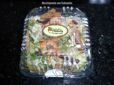 Saladas Delivery: Salada Gamberetto na embalagem fechada