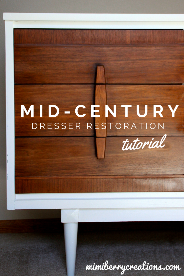 Mimiberry Creations Mid Century Modern Dresser Makeover