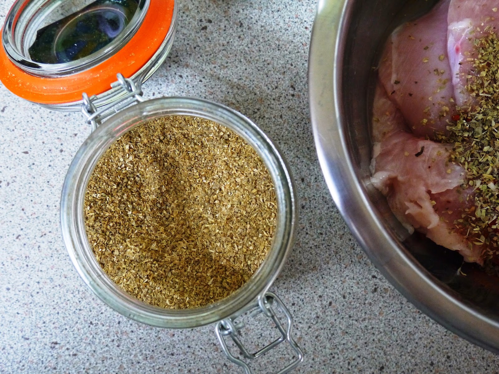 This Muslim Girl Bakes Spicy Grilled Chicken Salad + Creamy Coriander