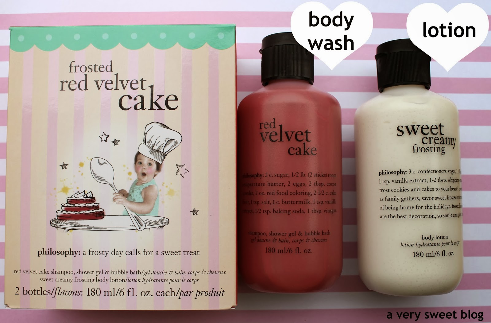 Philosophy Frosted Red Velvet Cake Body Wash & Sweet Creamy Frosting