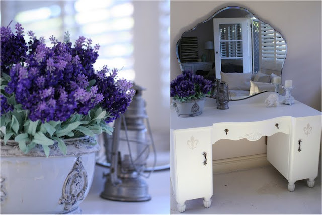 White french style painted dresser