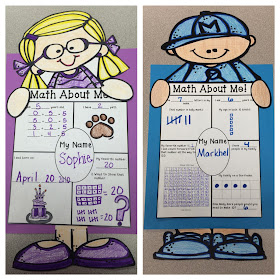 The 2 Teaching Divas: Math About Me!!