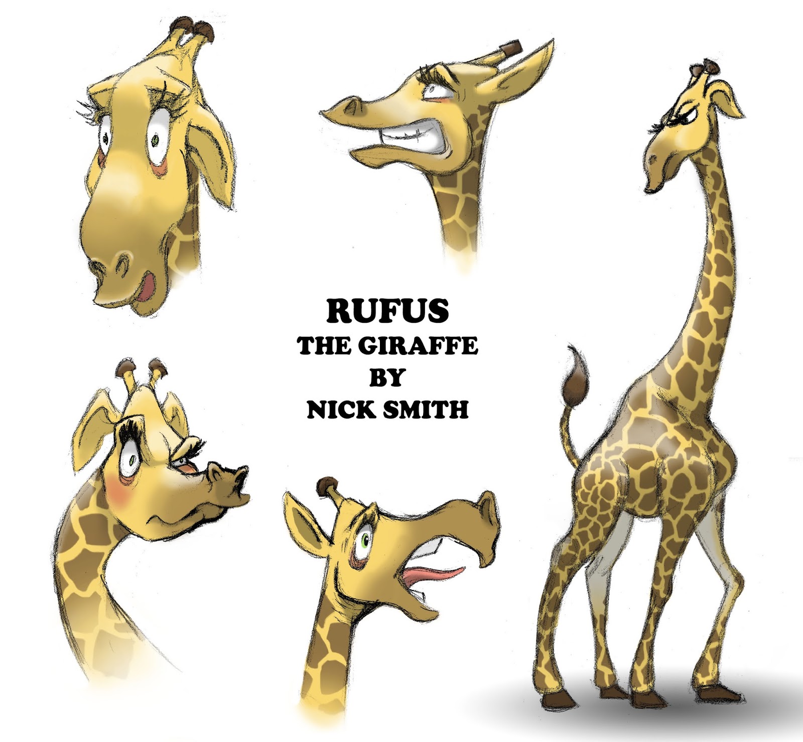 Мультик персонаж Жираф