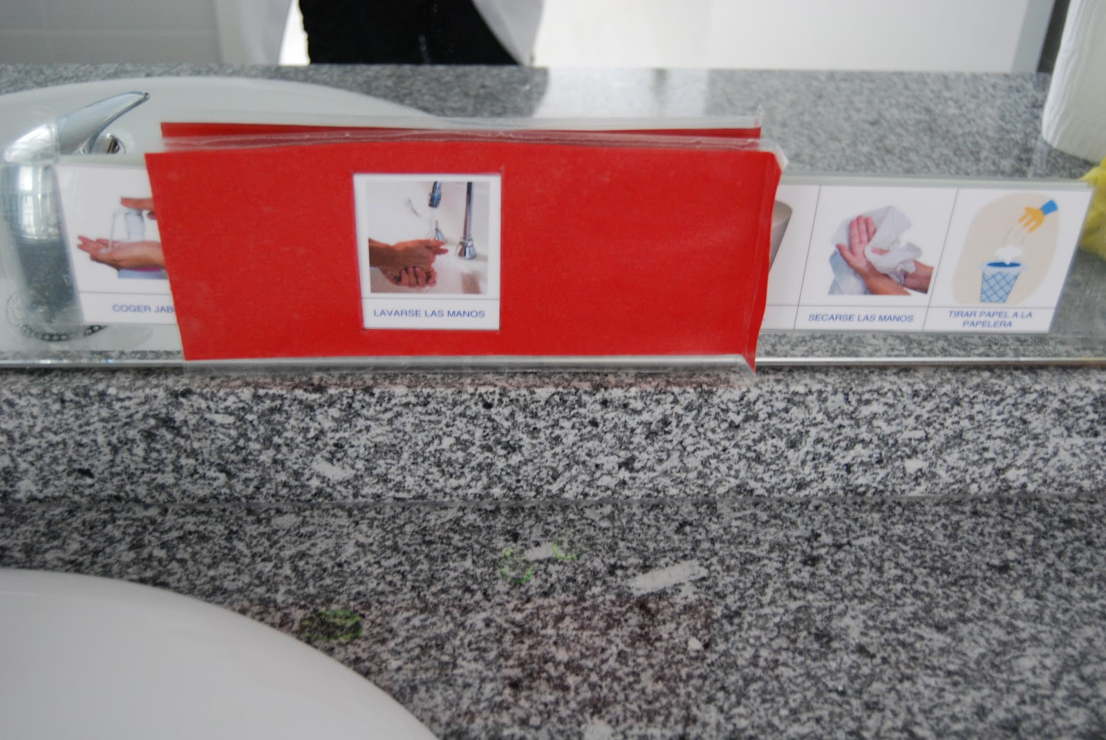 El baúl de A.L: Secuencia de pictogramas para "lavarse las manos" un