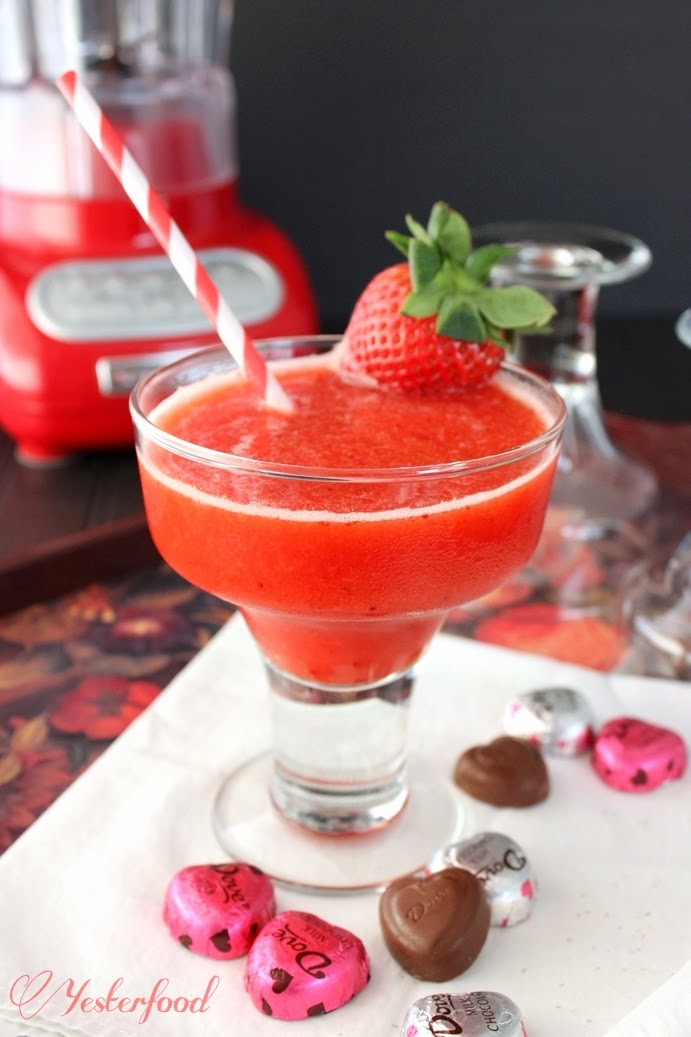 Yesterfood Easy Frozen Strawberry Margaritas