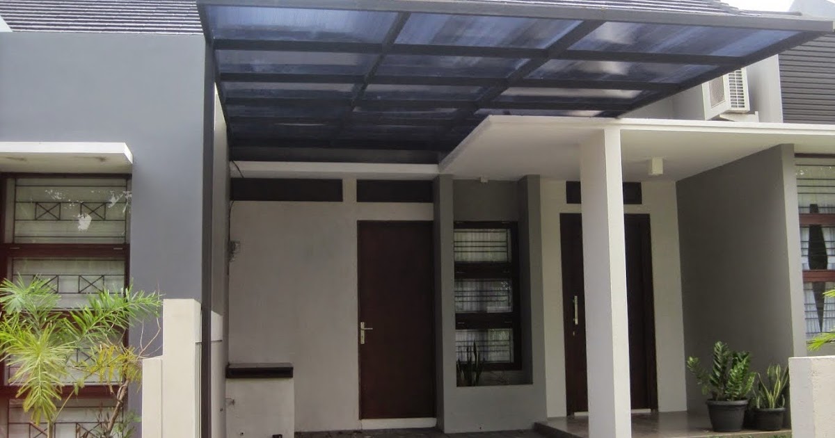 Desain Gambar Kanopi Minimalis Modern Yang Simpel - Gambar ...