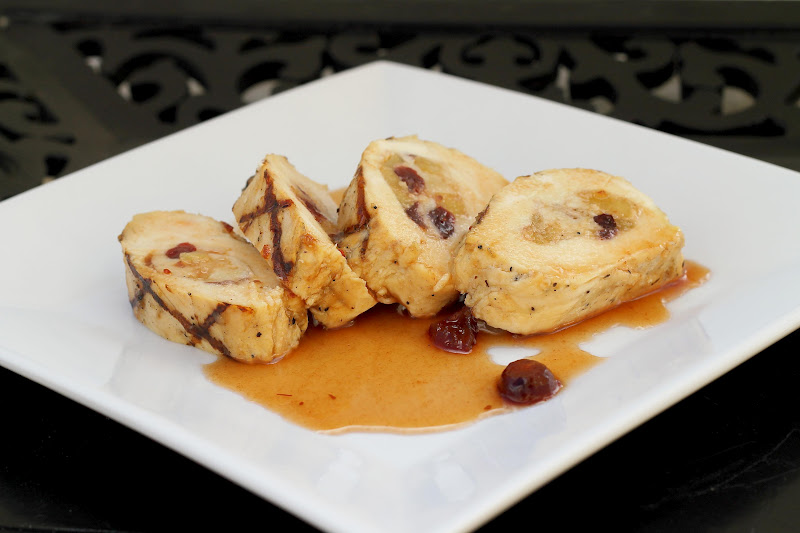 Step by Step Gourmet Caramelized Apple Stuffed Chicken Breast with