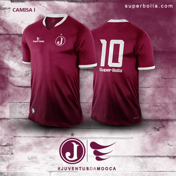 Novas camisas do Juventus da Mooca 2019-2020 Super Bolla