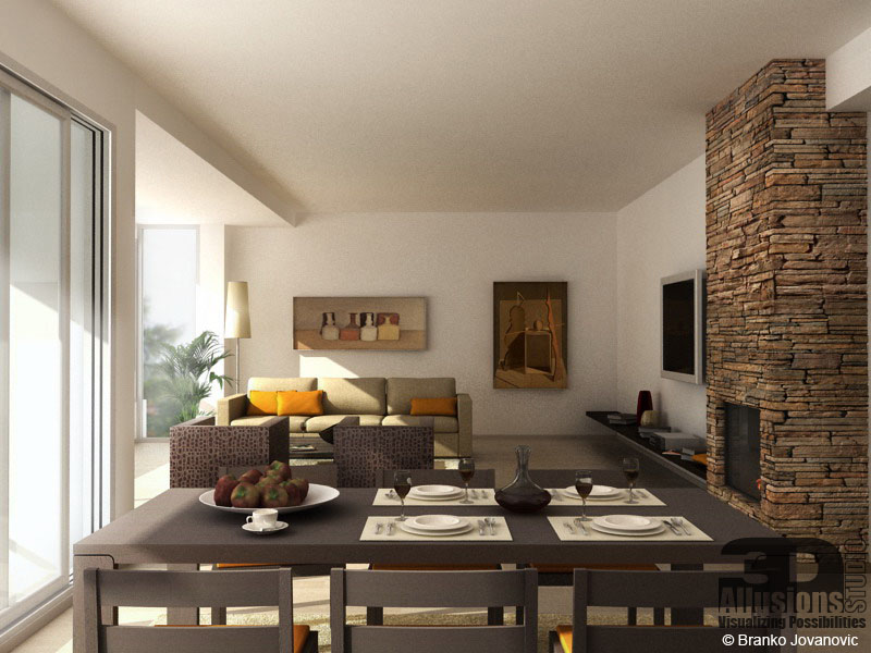 Dark Chocolate Dining Room