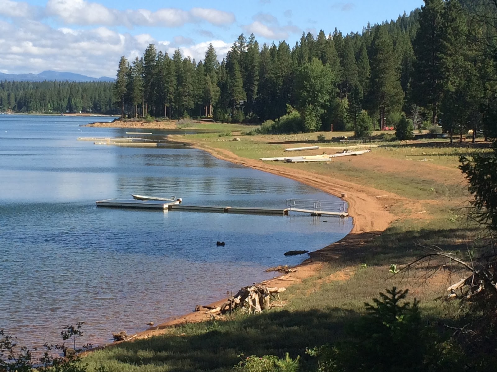 Gravel Beach Lake Almanor