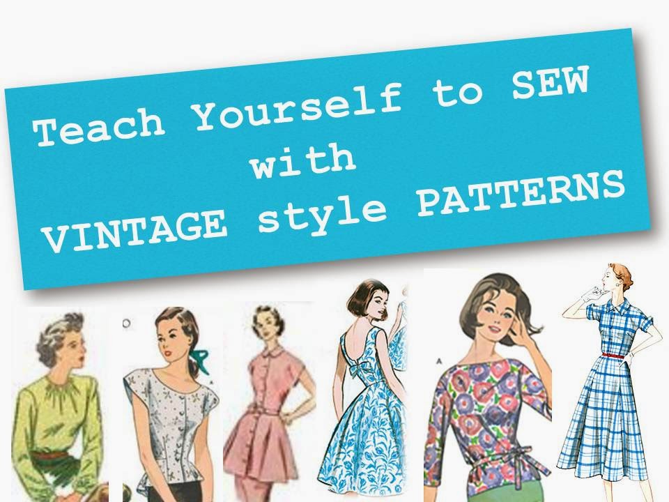 Pintucks Teach Yourself to Sew with Vintage Style Patterns