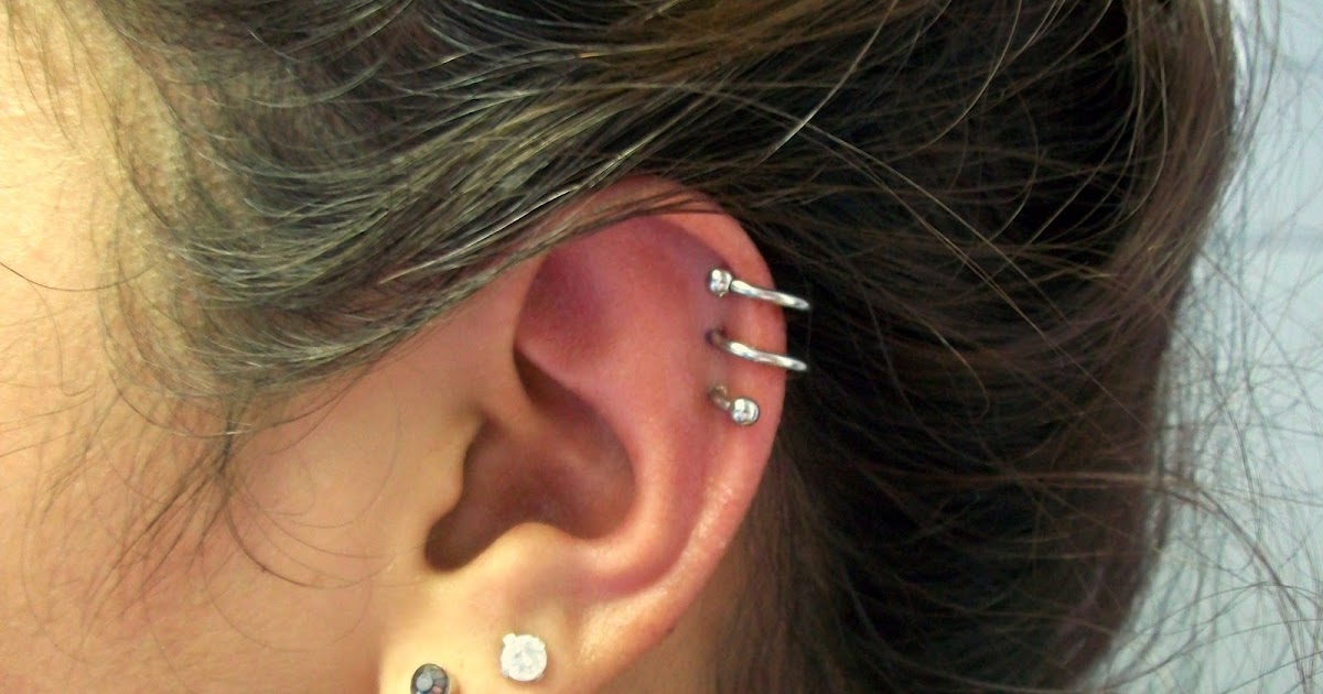 Westcoast Piercing And Ink Double Spiral Piercing