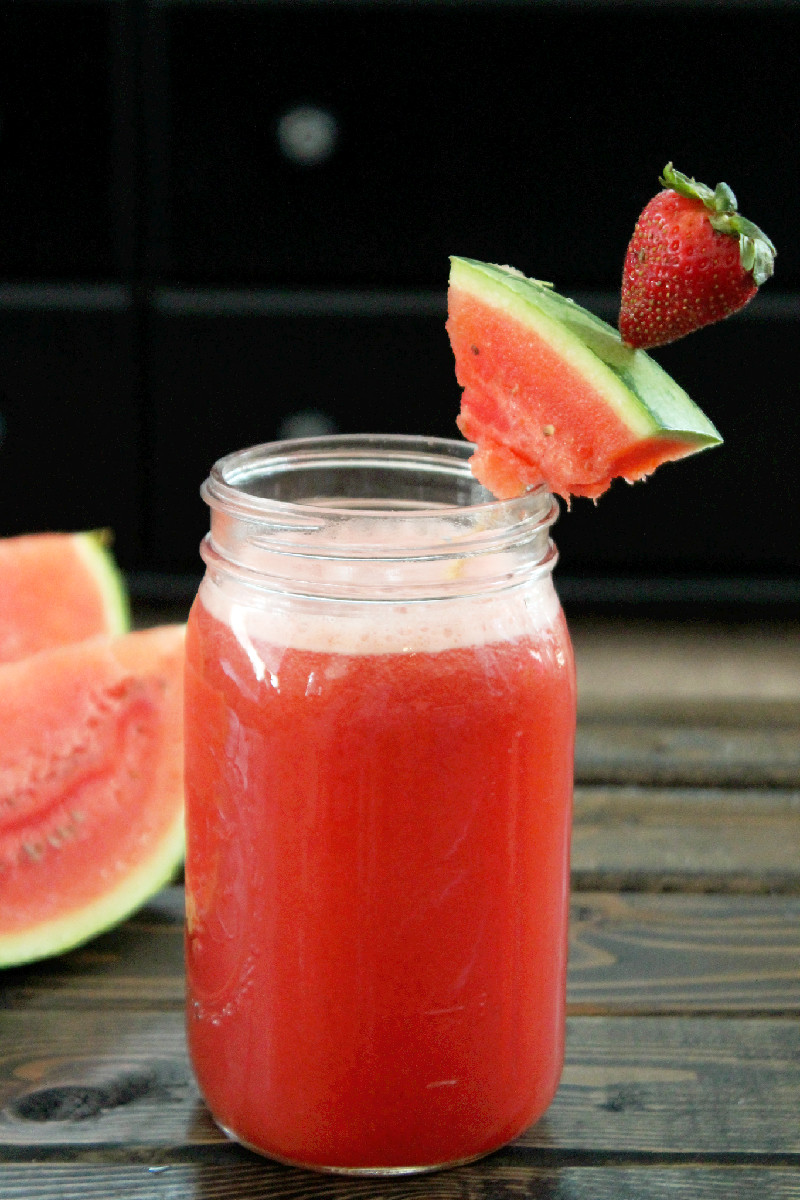Strawberry Watermelon Flush Fat™ Detox Water Not Quite a Vegan