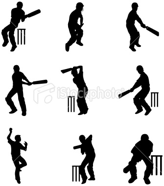 Cricket Match Cartoon