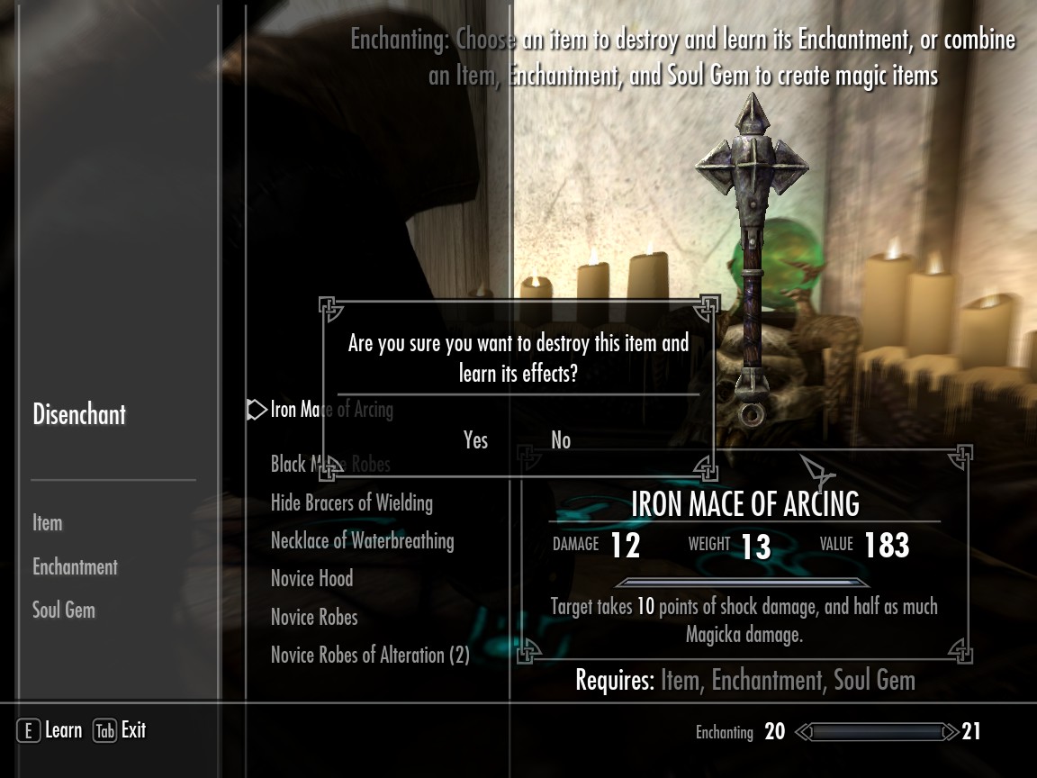 Skyrim Enchanting Criar Enchanted Weapons Devora Games