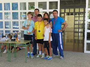 CAMPEONES MUNICIPALES DE TENIS DE MESA ALEVÍN OPEN (22/06/2012)