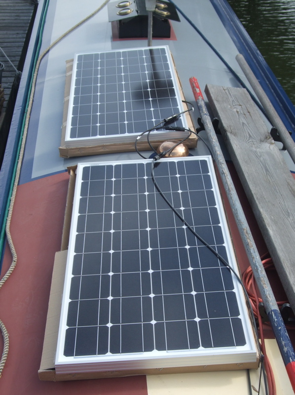 Halfie Testing My New Narrowboat Solar Panels