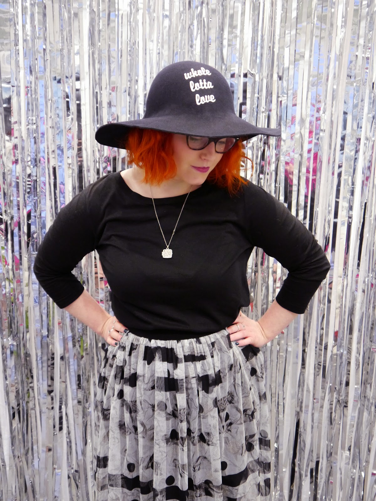 What Helen Wore at Wear Eponymous presents The Wardrobe What Helen Wore, Outfit, Scottish Blogger, Wear Eponymous, The Wardrobe, Pop Up Shop, #WEwardrobe, Reg Head, ginger, Pea Cooper Millinery, Wide brimmed hat