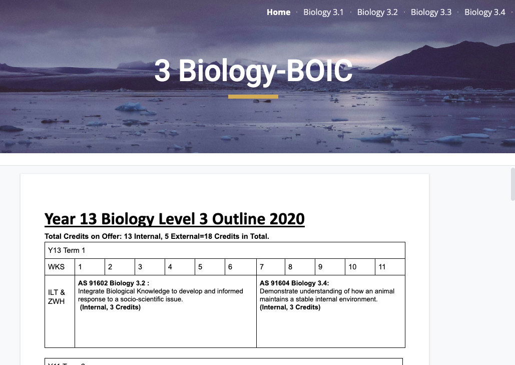3 Bio class site link