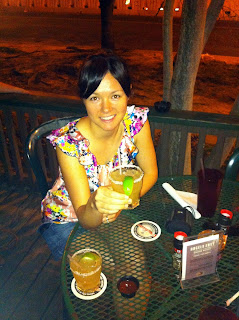 $3 happy hour margaritas on the Opal  Divine's patio on west 6th street