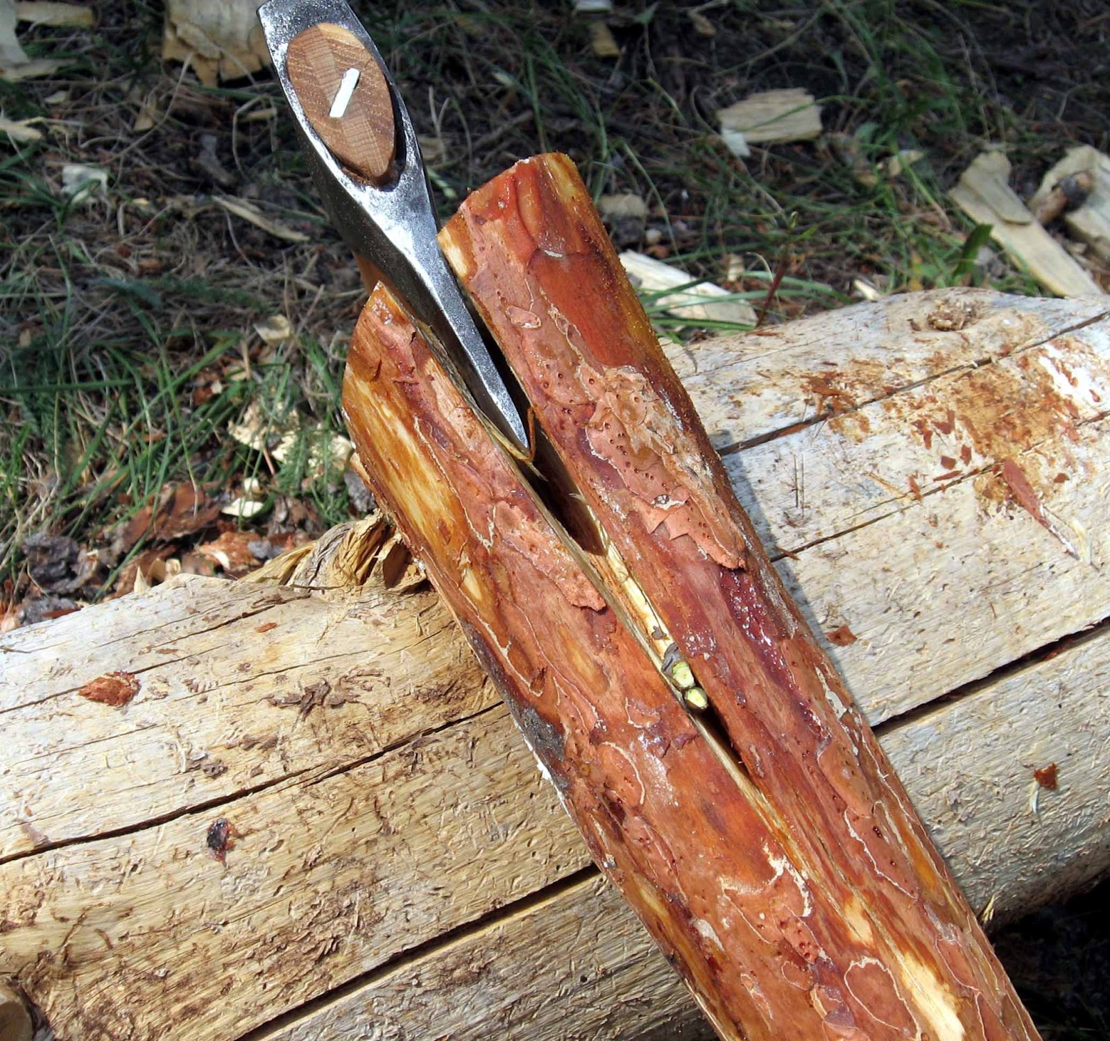 Rocky Mountain Bushcraft Wilderness Survival How to make a Pine Knot