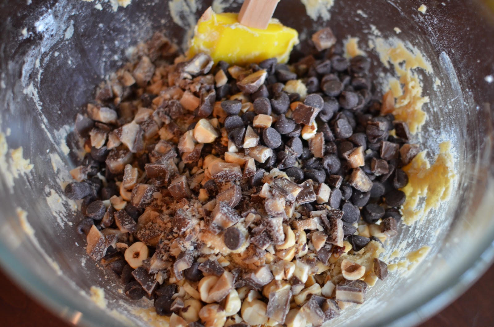 Playing with Flour Hazelnuttoffee chocolate chip cookies