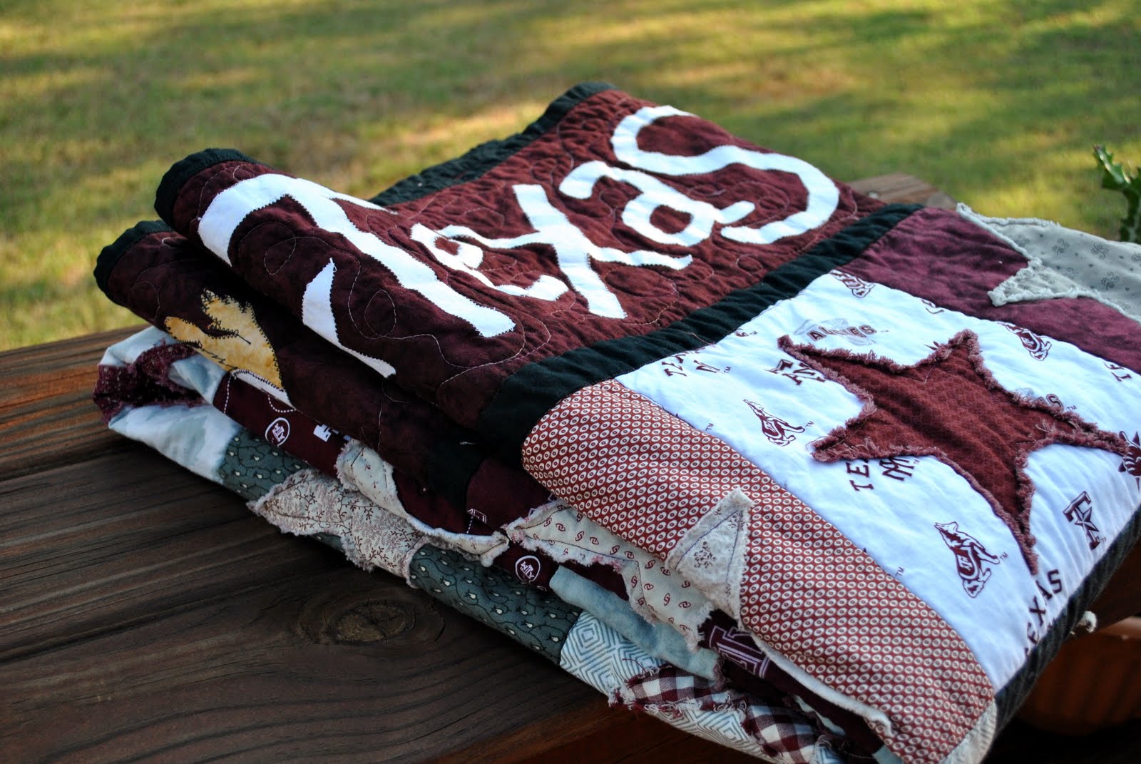 Katie's Aggie quilt Create or go crazy!