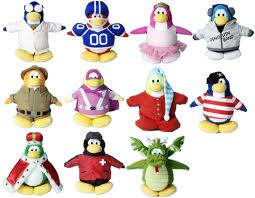 peluches de club penguin